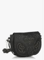 Hot Berries Black Sling Bag