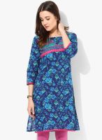 Jaipur Kurti Blue Printed Kurtis