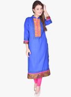 Kurti'S Blue Printed Kurtis