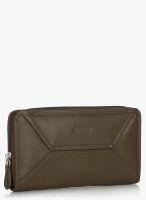 Lavie Broadbills Zip Around Olive Wallet