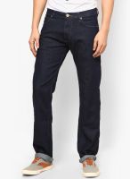 Lee Blue Solid Slim Fit Jeans (Powell)
