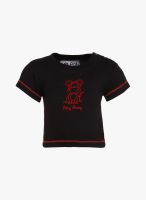 Little Kangaroos Black T-Shirt