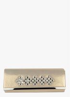 Lord's Golden Fabric Clutch