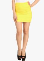 N-Gal Yellow Pencil Skirt