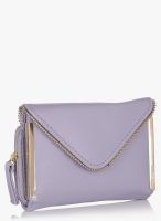 New Look Milly Zip Edge Small Lilac Wallet