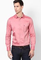 Parx Red Slim Fit Casual Shirt