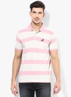 Pepe Jeans Pink Striped Polo T-Shirt