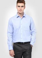 Peter England Blue Slim Fit Formal Shirt