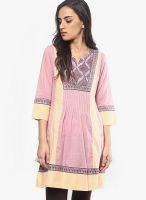 Rain & Rainbow Lilac Printed Kurta