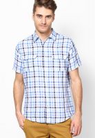 Red Tape Blue Slim Fit Casual Shirt