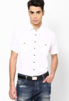 Red Tape White Casual Shirt
