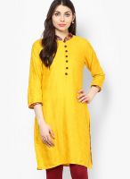 Riya Yellow Printed Kurtis