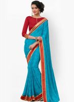 Roop Kashish Blue Embroidered Saree