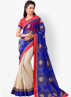 Roop Kashish Blue Printed Saree