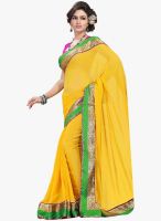 Roop Kashish Golden Embellished Saree