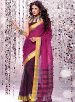 Roop Kashish Pink Embroidered Saree