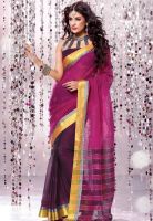 Roop Kashish Pink Embroidered Saree