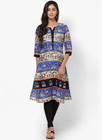 Shree Blue Printed Kurtis