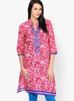 Shree Magenta Printed Kurta