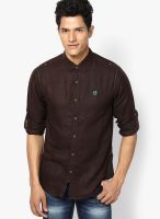 Spykar Brown Casual Shirt