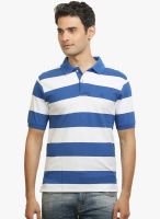 Thisrupt Blue Striped Polo T-Shirt