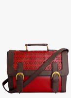 Toteteca Bag Works Red Polyurethane (Pu) Sling Bag