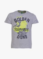 United Colors of Benetton Grey Melange T-Shirt