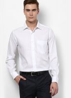 Van Heusen White Regular Fit Formal Shirt