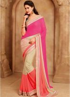 Vishal Multicoloured Embroidered Saree