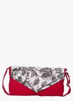 Vogue tree White/Red Canvas Sling Bag