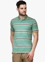WYM Olive Striped Polo T-Shirt