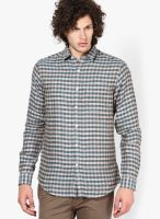 Wills Lifestyle Green Casual Shirt