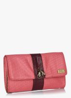 Yelloe Pink/Maroon Clutch