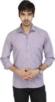 Acropolis Men's Solid Formal Purple Shirt