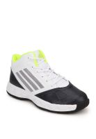 Adidas Hustle White Basketball Shoes
