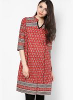 Ayaany Rust Cotton Kurta