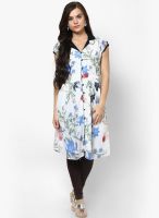 Ayaany White Printed Kurta