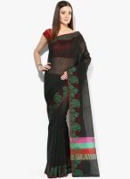 Bunkar Black Printed Saree