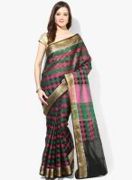 Bunkar Black Printed Saree