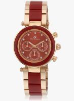 Daniel Klein Dk10277-6 Red/Red Analog Watch