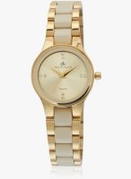 Daniel Klein Dk10650-2 Two Tone/Golden Analog Watch