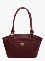 FOSTELO Maroon Polyurethane (Pu) Handbag