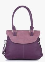 FOSTELO Purple Polyurethane (Pu) Handbag