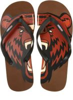 Flipside Wild Bear Brown Flip Flops