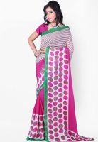 Florence Pink Printed Saree