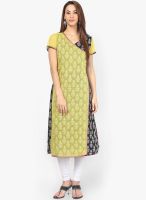 G Lemon Solid Kurta