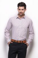 Grasim Men's Striped Formal Purple Shirt Grasim Men's Striped Formal Purple Shirt