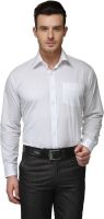 Hancock Men's Solid Formal White Shirt