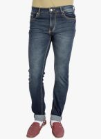 High Star Washed Blue Slim Fit Jeans