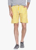 Hubberholme Grey Striped Shorts